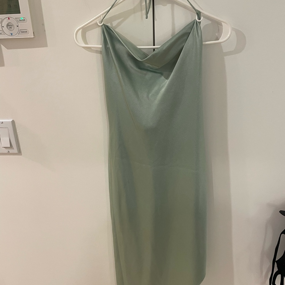Alice and Olivia Harmony asymmetric slip dress size 0